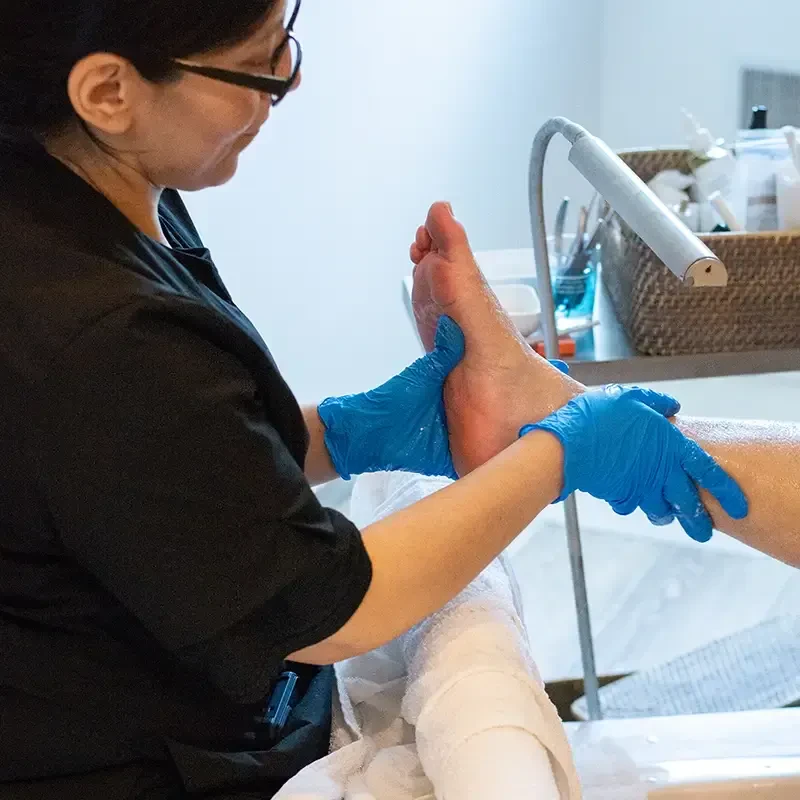 Signature Pedissage Massage Closeup