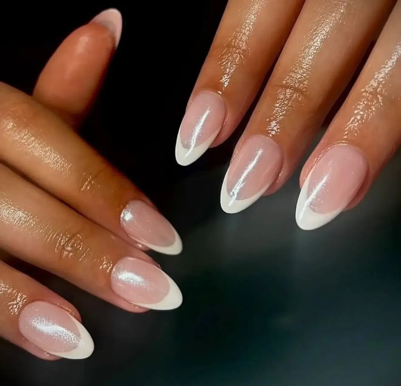 Powder Perfection French Mani